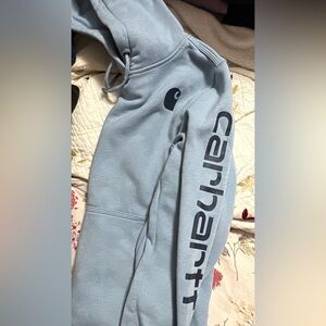 Carhartt Light Blue Sweatshirt with Logo